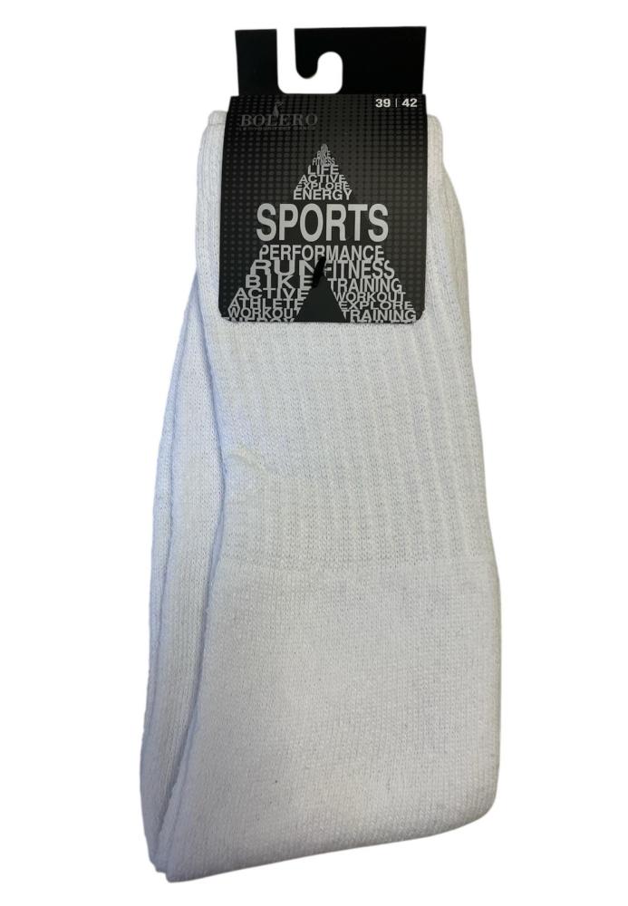 Sosete Bărbați ,Inalte,Interior Flausat,Culoare Alb ,Engros