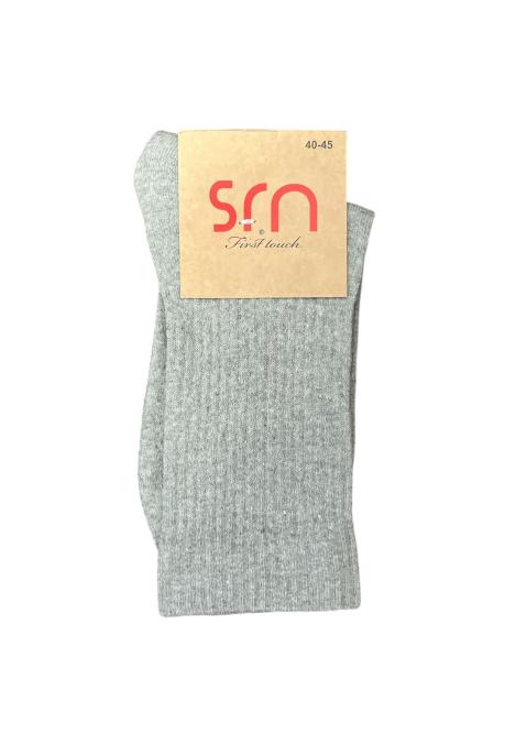 Sosete Bărbați subtiri ,Inalte,Culoare Gri ,Engros