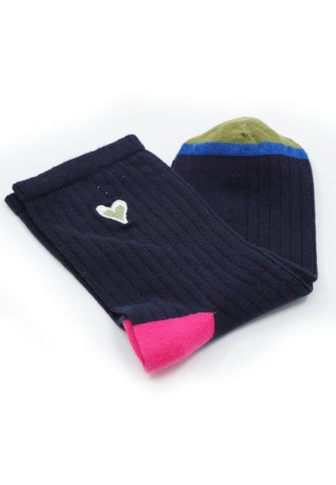 Șosete damă organice fără cusătură ,albastre , Engros