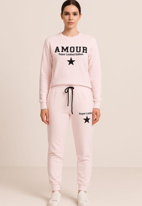 Trening Damă cu Manșetă – Amour, Roz