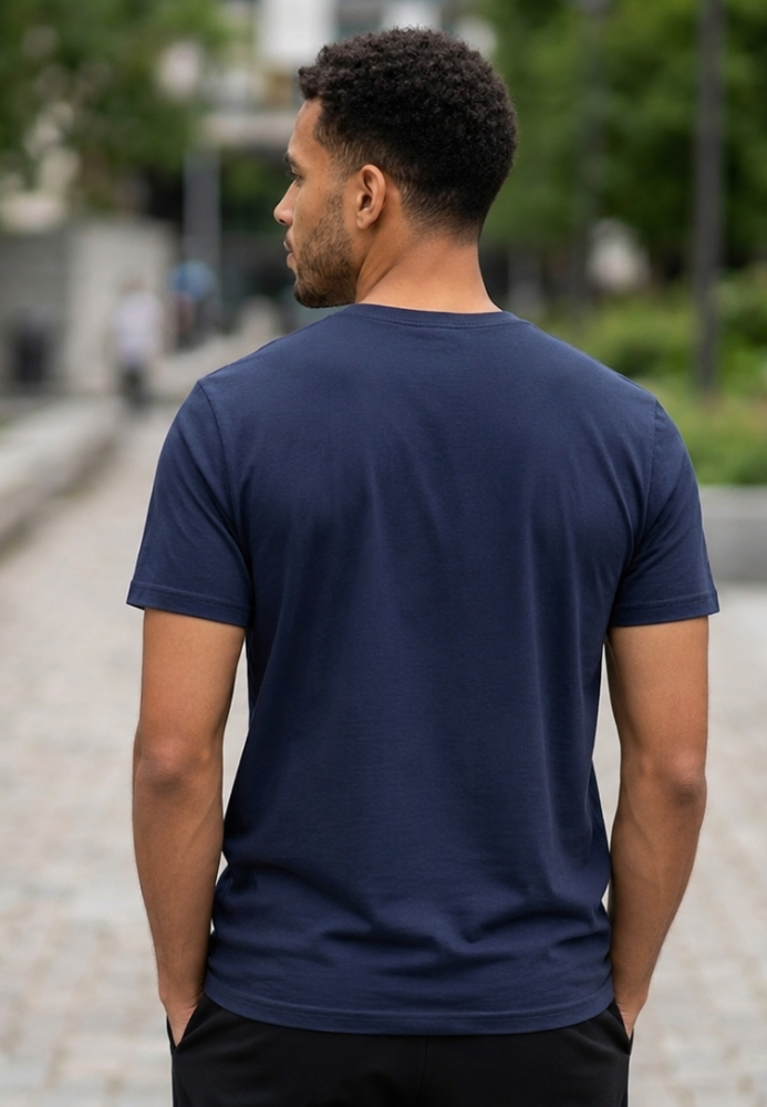 Tricou bărbătesc Seren Run Faster”. culoare Bleumarin, Engros