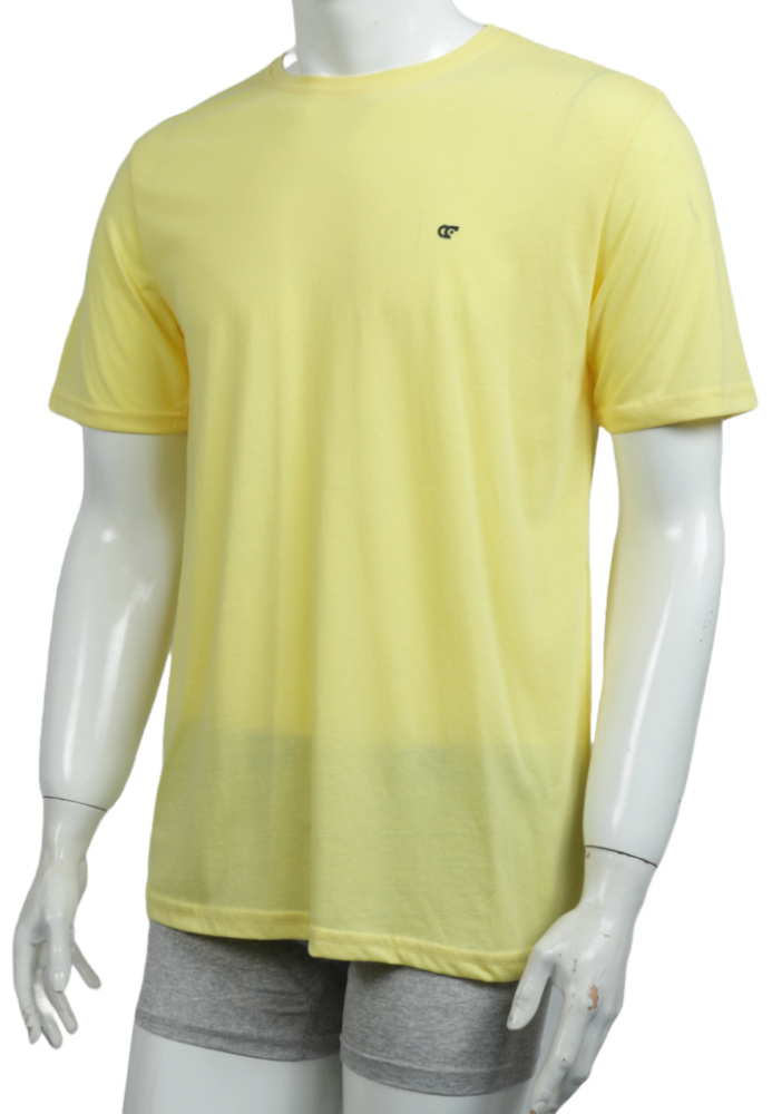 Tricou bărbați Basic ,Culoare Galben,Engros