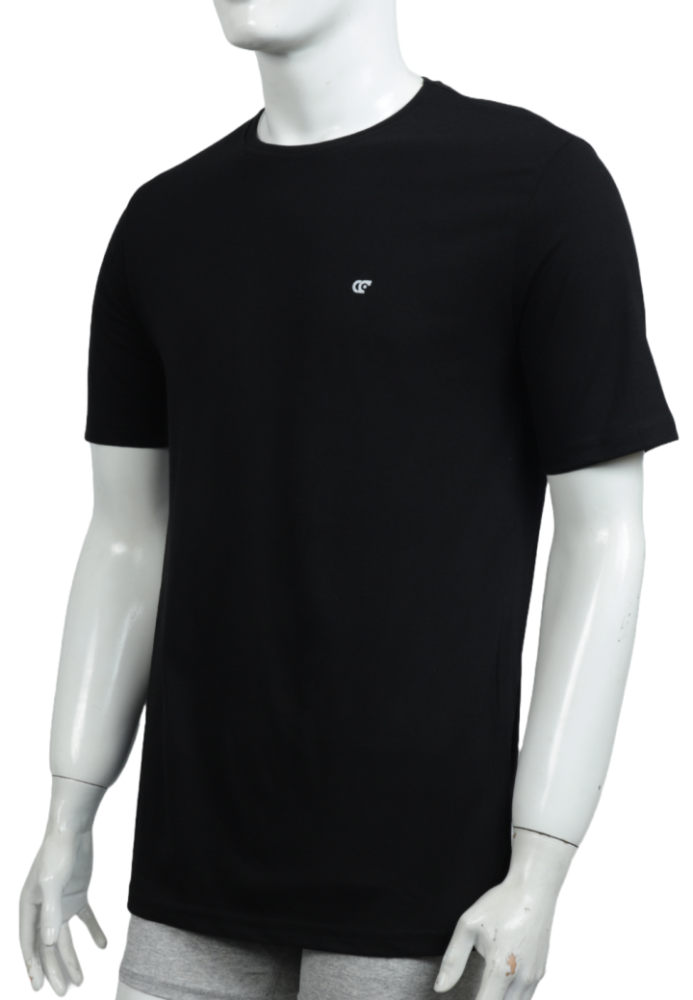 Tricou Bărbați Basic ,Culoare Negru,Engros