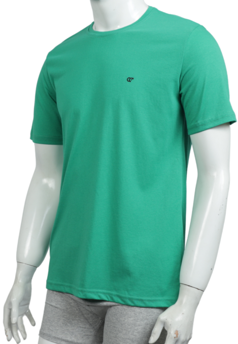 Tricou Bărbați Basic ,Culoare Verde,Engros